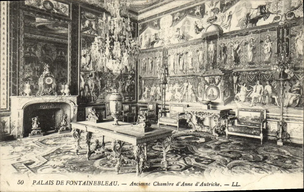 Palast von Fontainebleau — Ehemalige Kammer von Anne von Österreich — LL. — Nr. 50 - Vorderseite