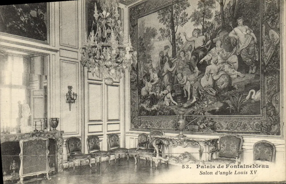 Palast von Fontainebleau — Louis XV-Ecksalon — n° 53 - Vorderseite
