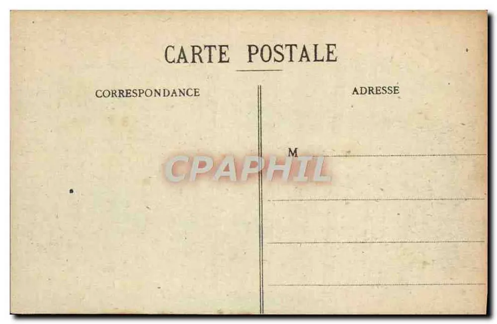 Fontainebleau — Panorama der Croix du Calvaire — Anonymer Verleger, Nr. 116 - Rückseite