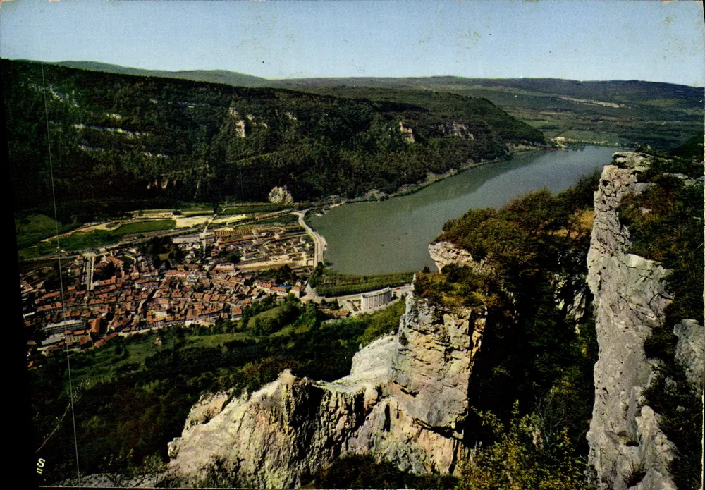 Nantua (Ain) — Panorama des Sees und der Berge — Compagnie des Arts Photomécaniques - Vorderseite