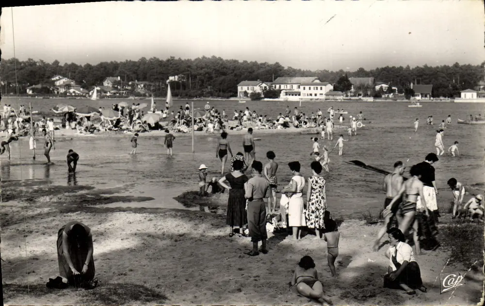 Hossegor - La Plage au Bord du Lac — éditeur C.A.P. (C.A.P. - 712) - Frente