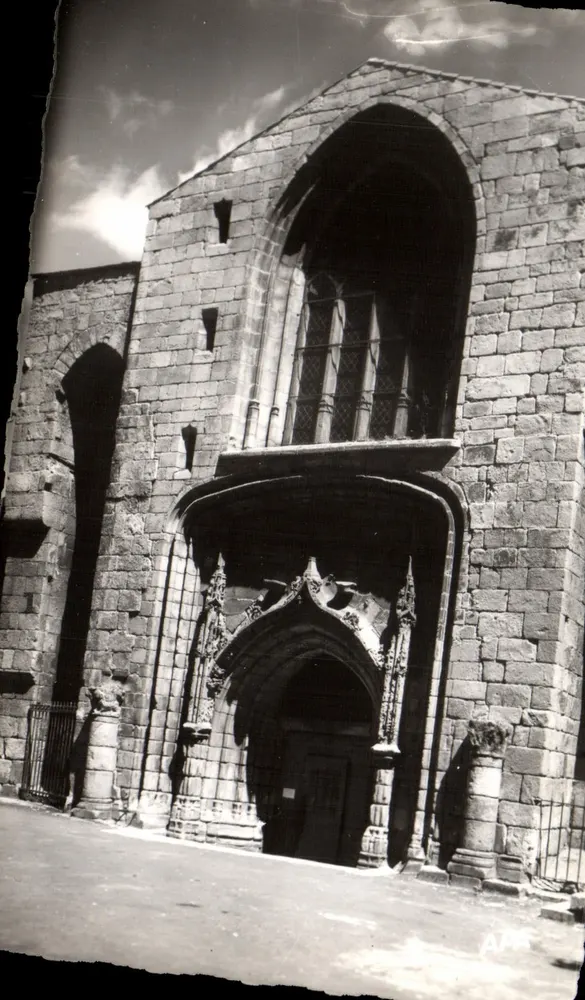 Langogne — De Kerk — Société des Cartes Postales APA-POUX - Voorkant