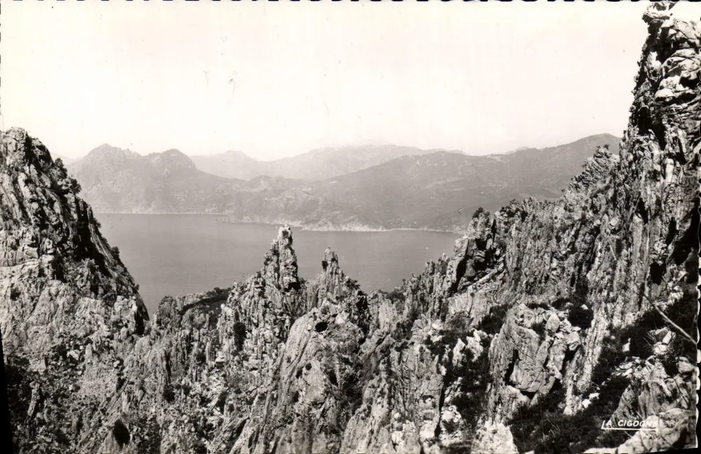 As Calanches de Piana — Corse — Éditeur La Cigogne, n° 36 - Frente