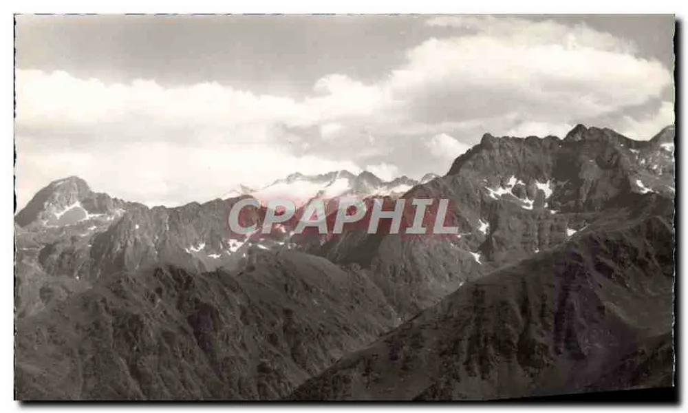 Panorama dos Pirineus — Superbagnères — Réal-Photo, Luchon - Frente