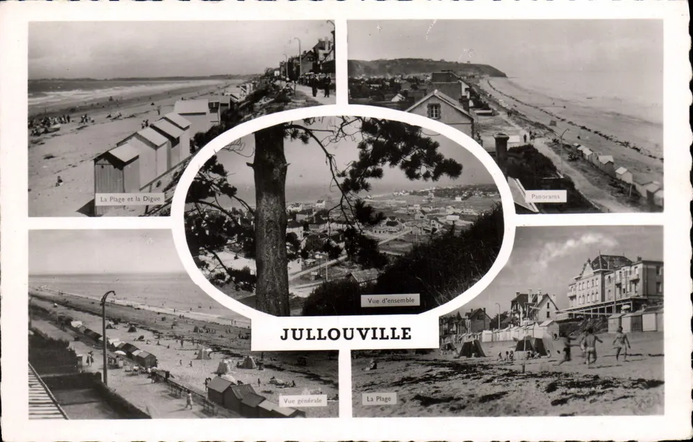 Jullouville — Vue panoramique composée — Éditions Gaby, Nantes - Recto