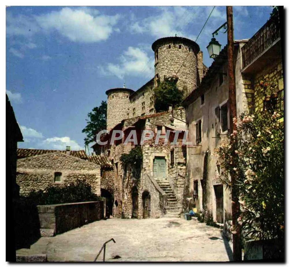 Ausblick auf das Schloss Vals-les-Bains — Ardèche — Verlag LUMICAP, Nr. 2507 - Vorderseite