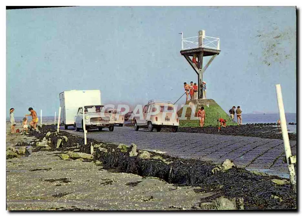 Insel Noirmoutier (Vendée) — Ein Schutzhaus am Passage du Gois — Verlag Graphphil, Nr. 1104 - Vorderseite