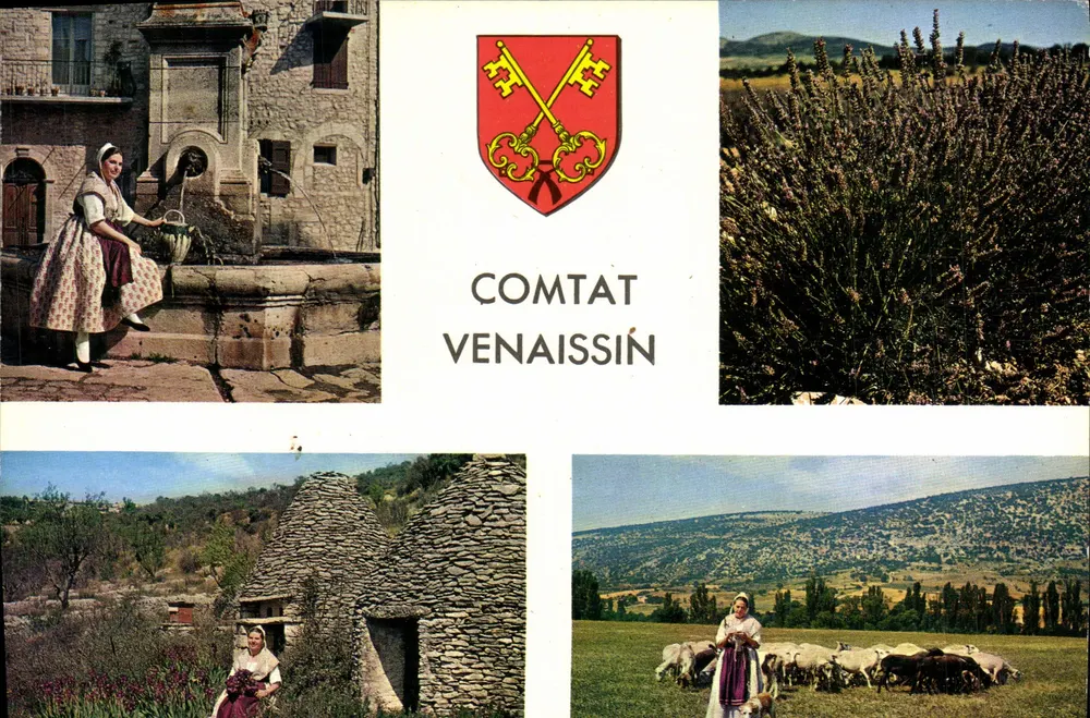 Comtat Venaissin — Landschaft und Traditionen — Éditions de Provence G.A.L. - Vorderseite