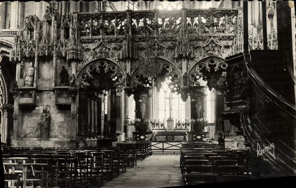 Troyes (Aube) — Kirche Sainte-Madeleine. Gotischer Jubé (1508-1517). — Art & Raymon Edition - Vorderseite