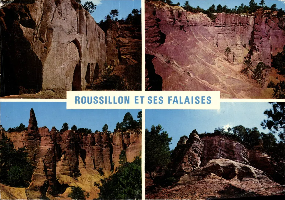 Roussillon und seine Klippen — Editions des Belles Images de Provence, n° 10.007 - Vorderseite