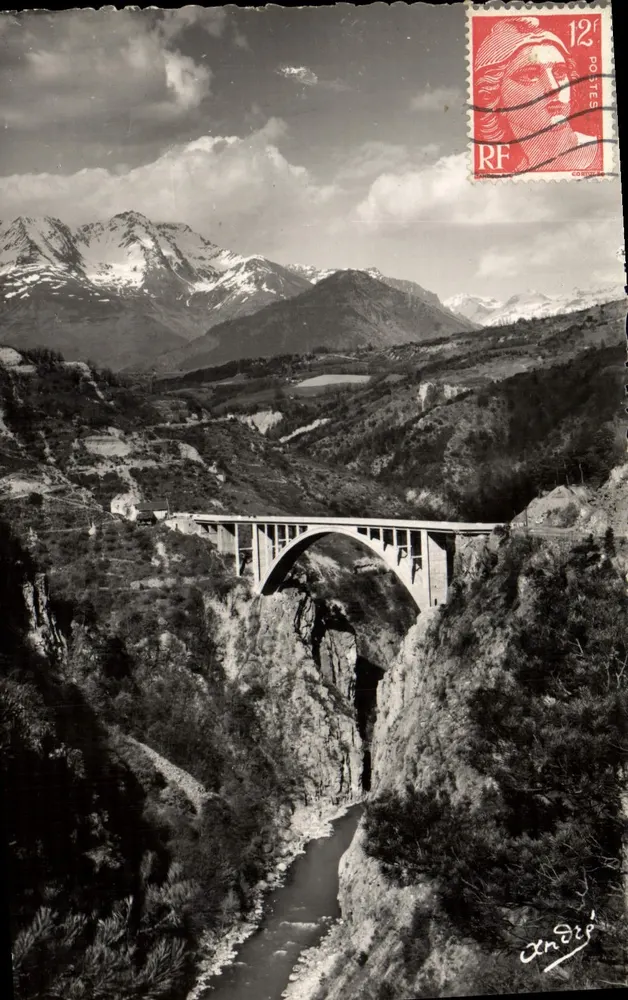 Pont de Ponsonnas — über den Drac — Edition d'Art André, Grenoble - Vorderseite