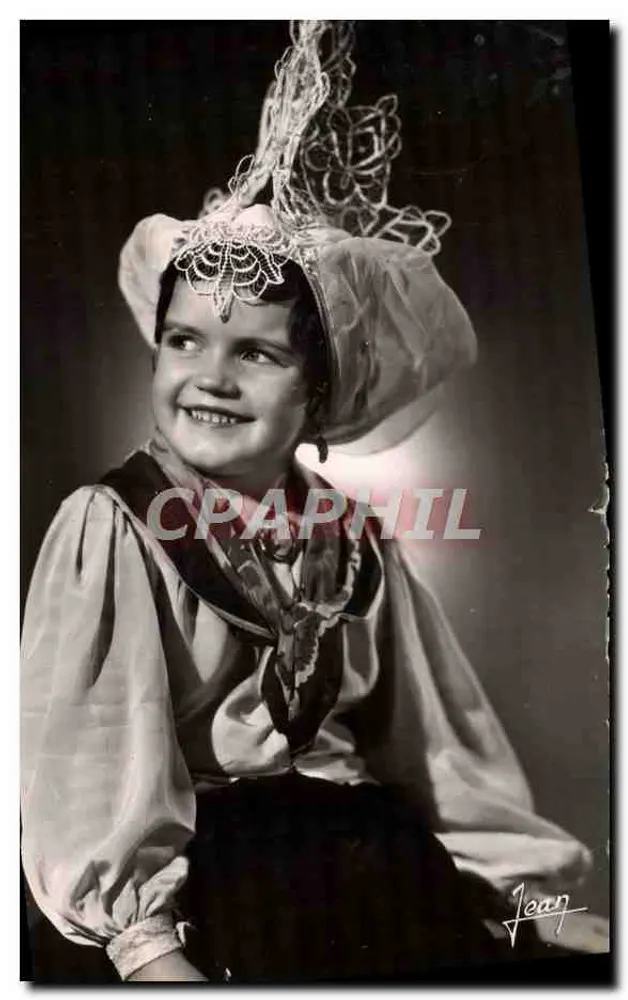 Petite fille en costume — La Vendée — éditeur Jean - Vorderseite