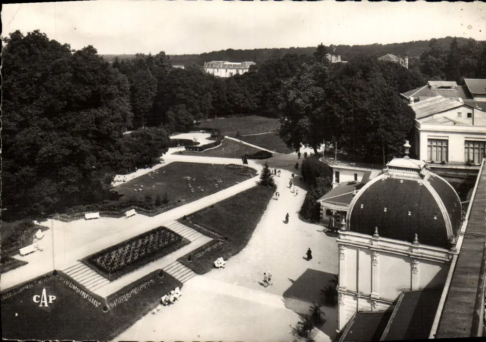 St-Honoré-les-Bains — Vista sobre o Parque — C.A.P. (nº 160) - Frente