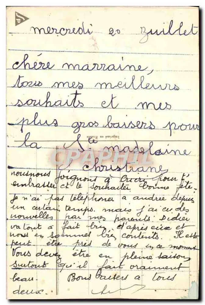Bouquet de roses — illustration de fleurs roses et rouges — éditeur non visible - Verso