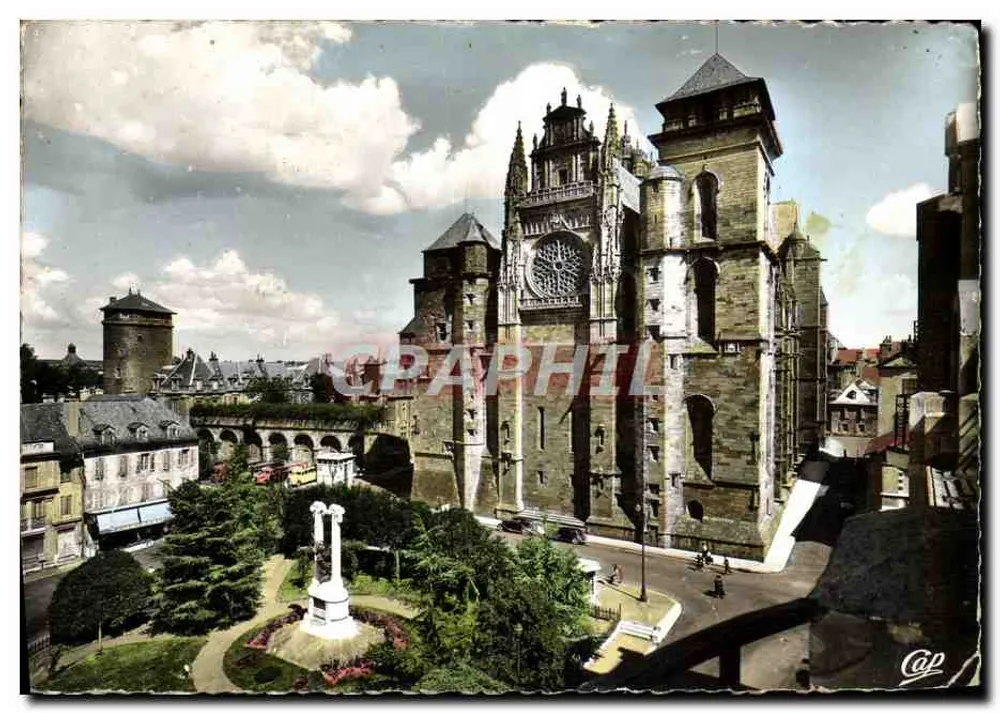 Rodez - Die Kathedrale und das Bischofsschloss — Cap - Vorderseite