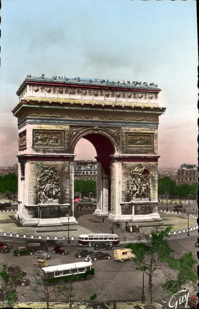 Arc de Triomphe — Paris — Éditions d'art 'GUY' - Vorderseite