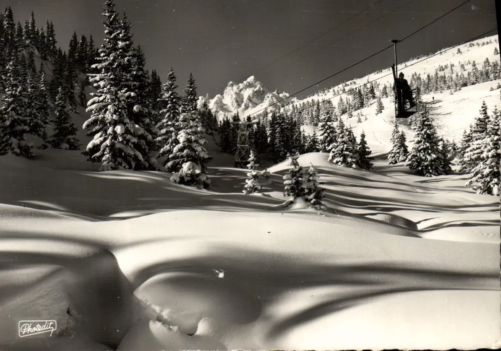 Tal von Courchevel — Les Télébennes Courchevel-Verdon — Photodit - Vorderseite