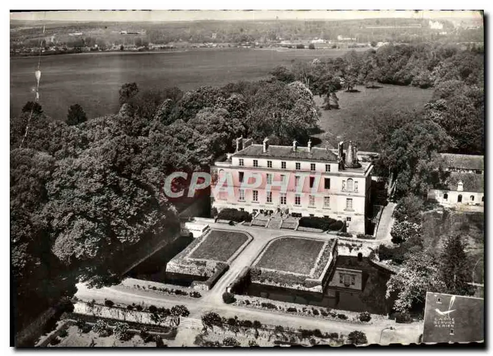 Schloss Bouville — Luftaufnahme — Édition LAPIE - ST-MAUR - Serie 8 - Vorderseite
