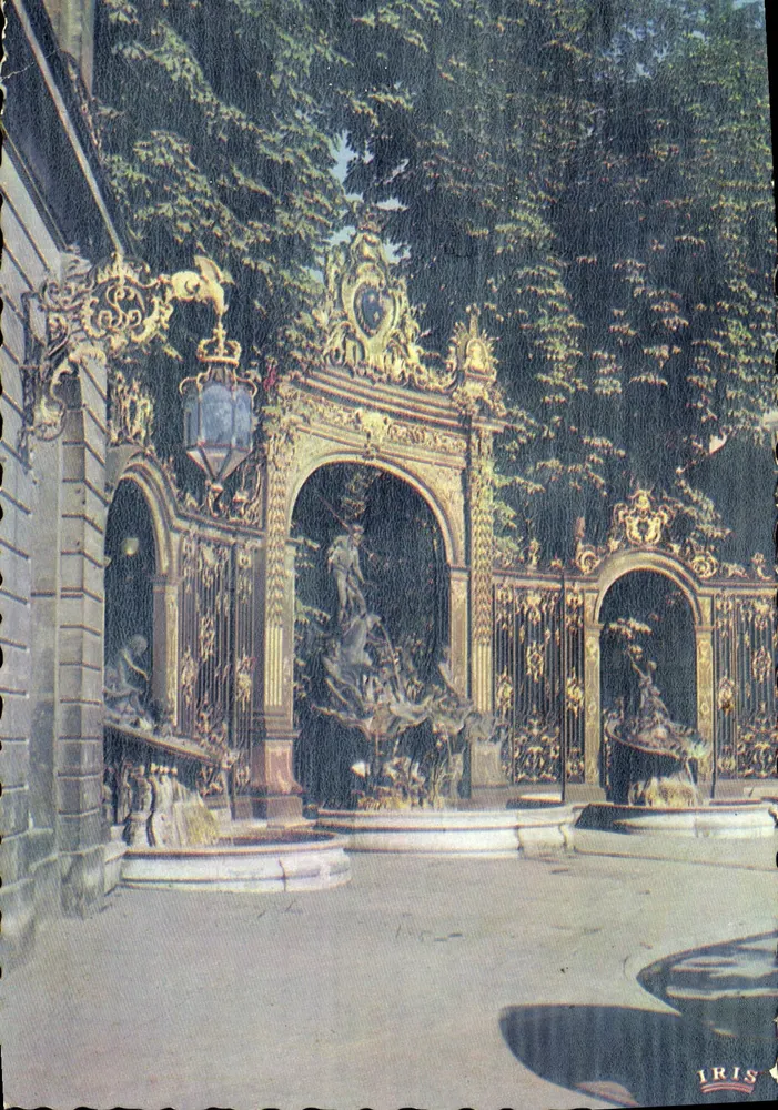 Fontäne des Neptun in Nancy — Verlag IRIS — Nr. 54.395.108 - Vorderseite