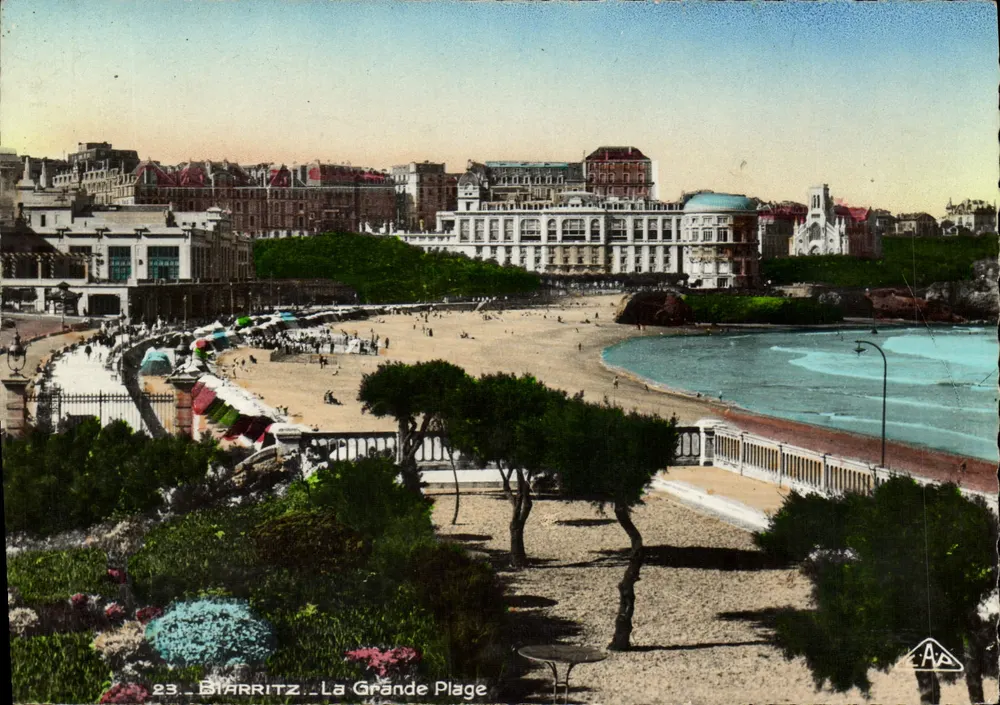 Biarritz — A Grande Praia — Editor A.A. n°23 - Frente