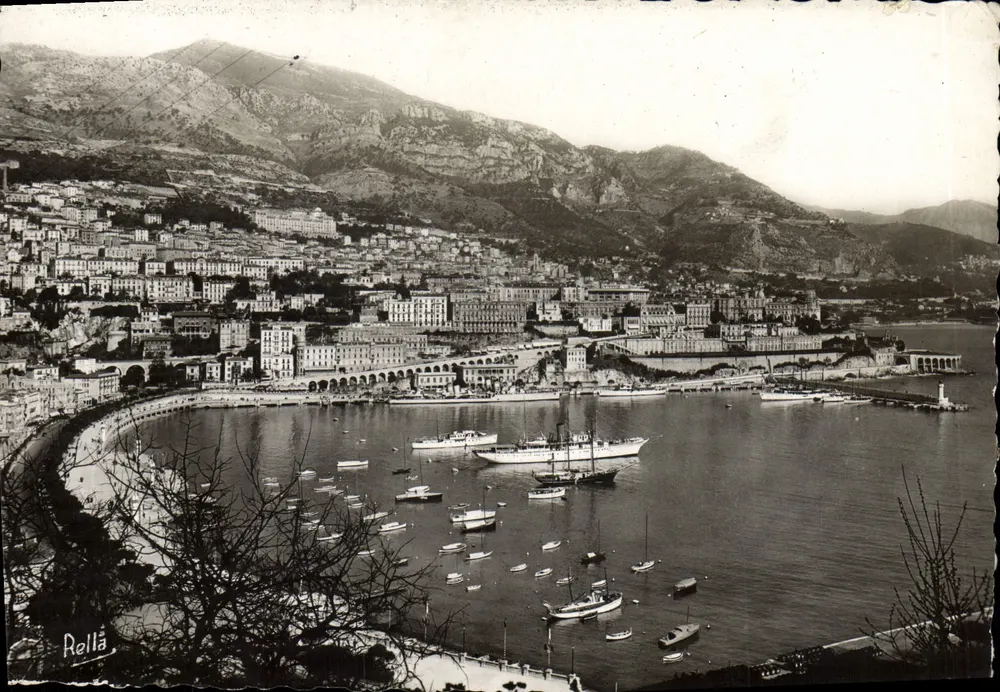 Monte-Carlo — der Hafen von Monaco — Éditions Rellà - Vorderseite