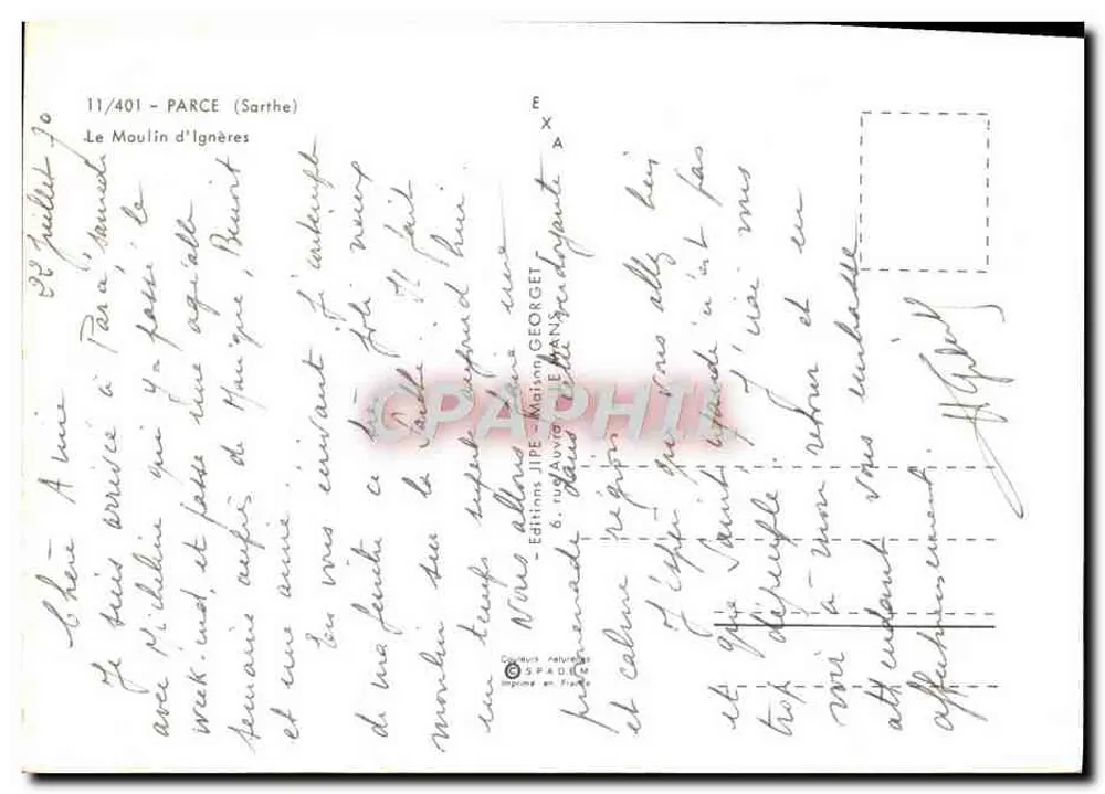 इग्नेर के मिल — पार्से (सर्ट) — एडिशन जिपे - पीछे