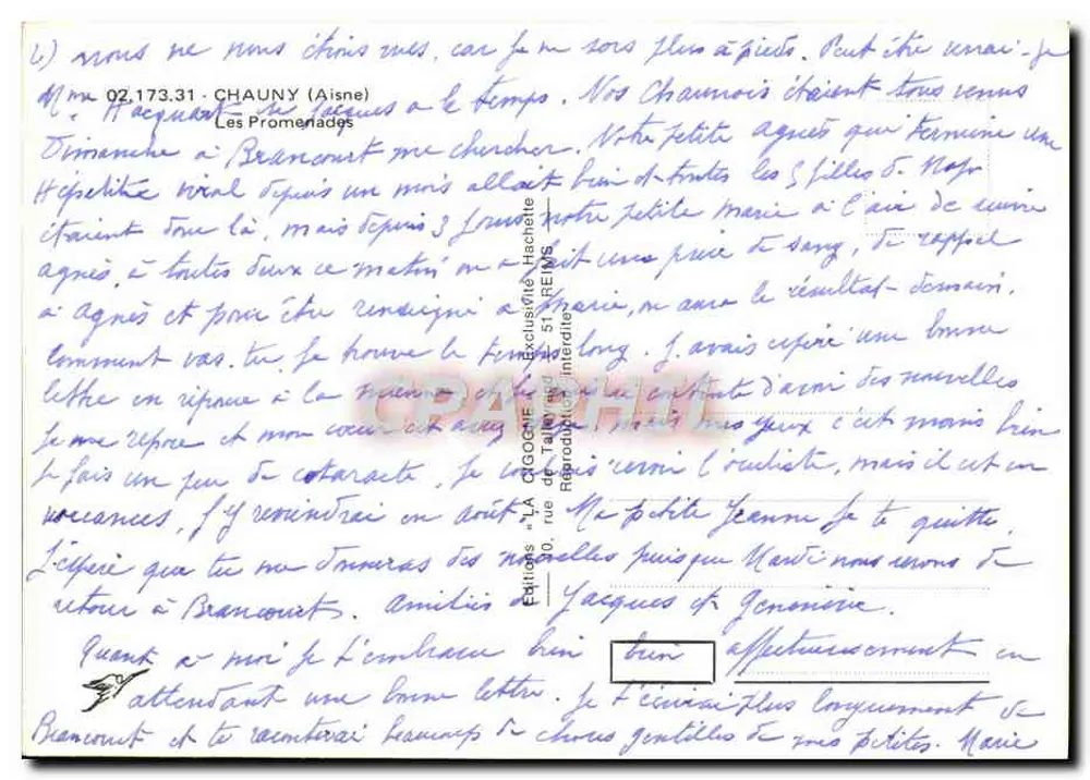 लेस प्रोमेनेड्स — चौनी (एइन) — एडिशन्स ला गोगॉट्ट - पीछे