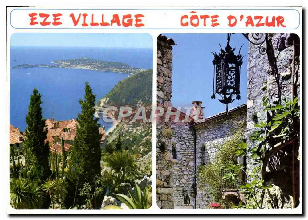 EZE VILLAGE — CÔTE D'AZUR — Éditions GILLETTE - Frente