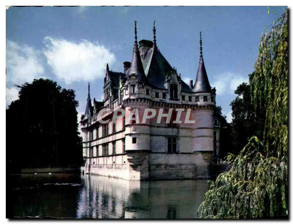 Schloss Château-Landon — Azay-le-Rideau — Gabychrone, Nantes - Vorderseite