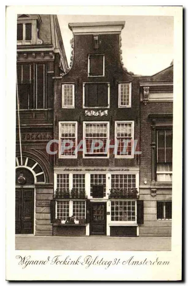 Wynand Fockink - Pijlsteeg 31 - Amsterdam — Historische Destillerie - Vorderseite