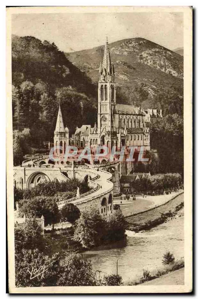 Lourdes — A Basílica e a Gave — Edição fotográfica Quinaz - Frente