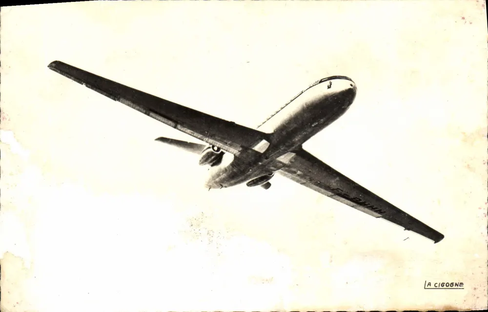Avion SE 210 'Caravelle' — bi-réacteur moyen courrier — éditeur La Cigogne - Vorderseite