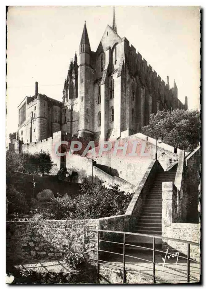 Mont Saint-Michel (Manche) — Ansicht der Wunder von der nördlichen Turm — Éditions d'Art Yvon, Paris - Vorderseite