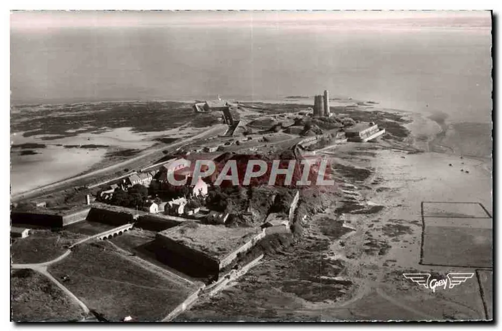St-Vaast-la-Hougue — Überblick und das Fort — Éditions Caby - Vorderseite