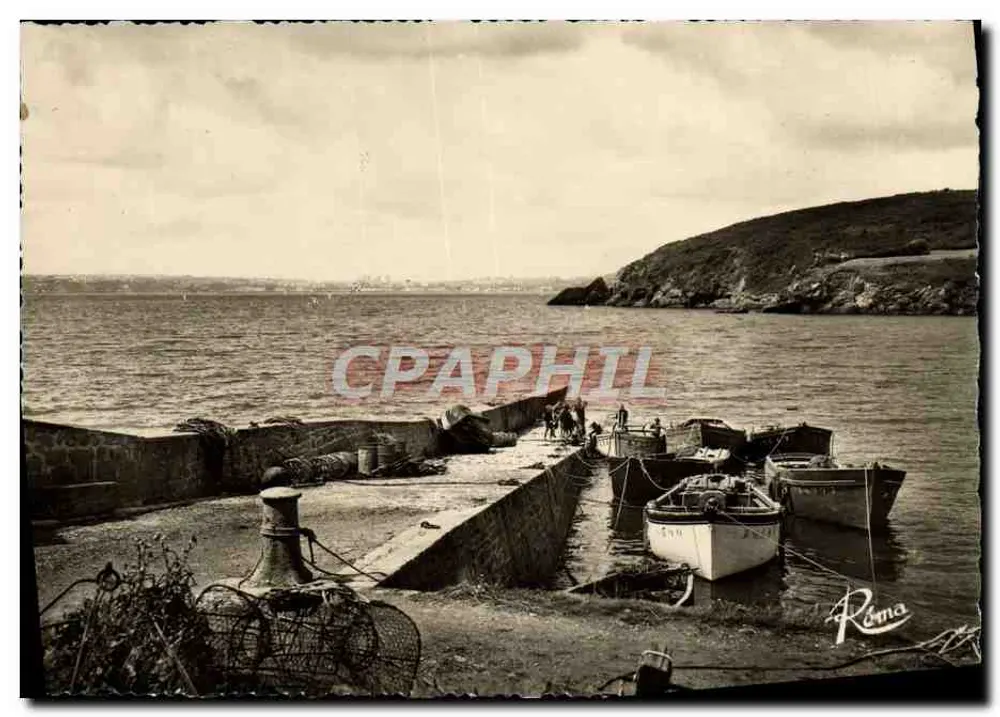 Port du Caro — in der Nähe von Plougasnet, im Hintergrund von Brest — Verleger Rêma, Nr. 2419 - Vorderseite