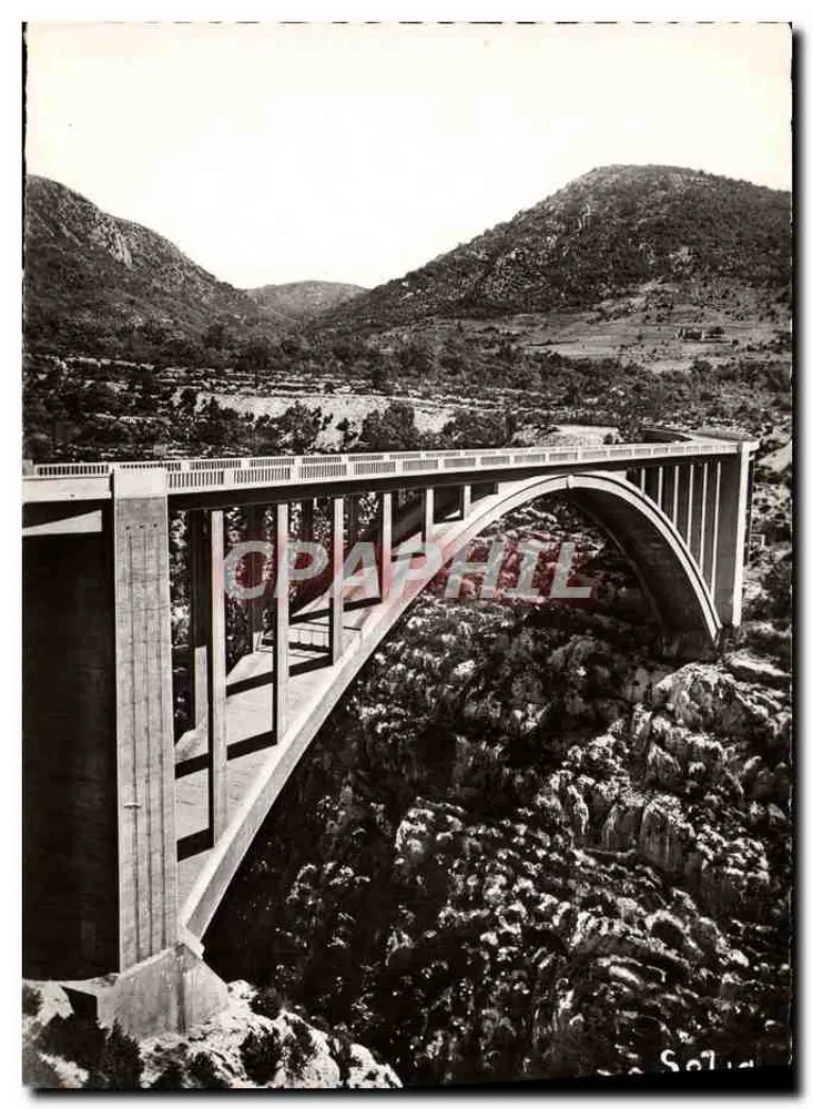 Ponte d'Arènes — vista panorâmica — Editor: Artuby de la Résistance, Tordon - Frente