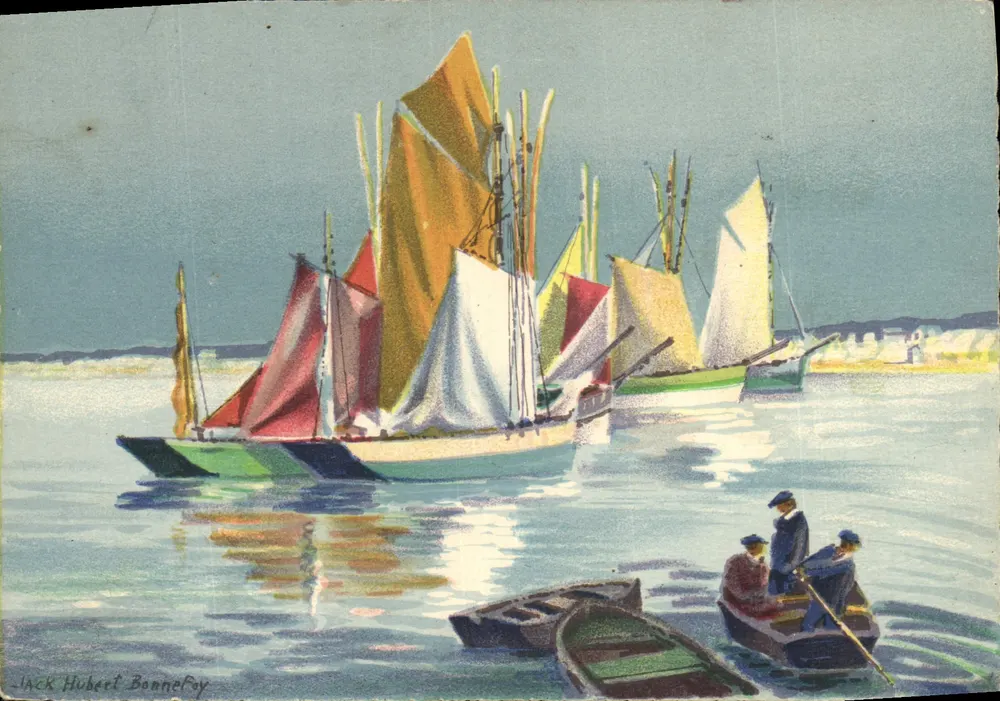 Segelschiffe — Seeblick — Jack Hubert Bonnefoy - Vorderseite