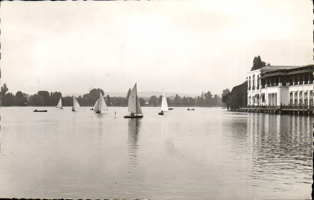 Enghien-les-Bains — Das Casino und der See — Abcille-Cartes, Paris - Vorderseite