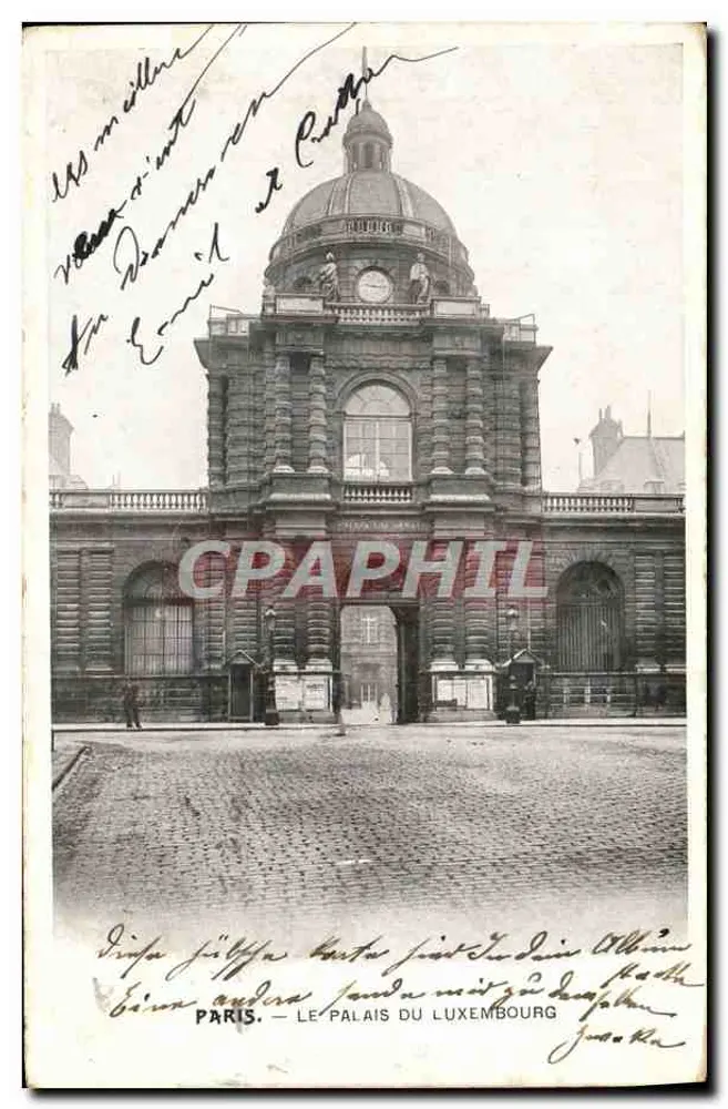 Parigi — Il Palazzo del Luxembourg — editore non identificato, numero di serie non visibile - Recto