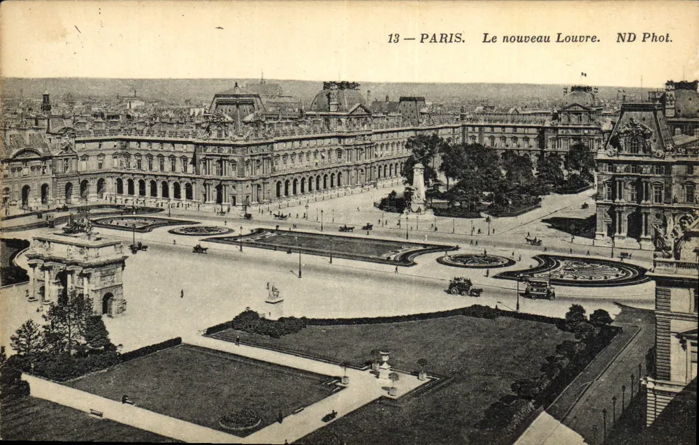 Paris — O novo Louvre — ND Phot. - Frente