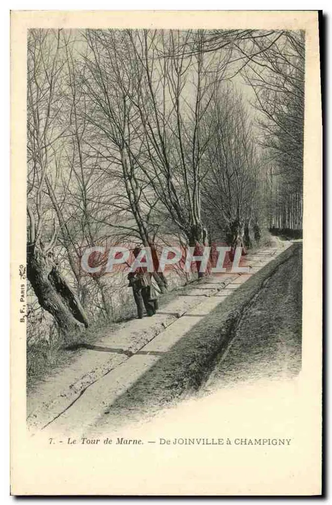 Der Tour de Marne — Von JOINVILLE nach CHAMPIGNY — B. F., Paris, n°7 - Vorderseite