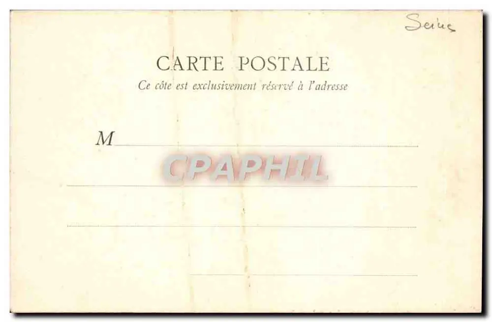 Der Marne-Rundweg — Von JOINVILLE nach CHAMPIGNY. Richtung Staudamm — B.F., PARIS, Nr. 44 - Rückseite