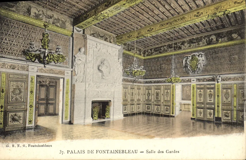 Palast von Fontainebleau — Wachzimmer — G.B.N.G. Fontainebleau, n°37 - Vorderseite