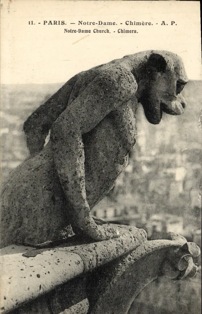 Paris — Notre-Dame — Chimère — A. P. - Frente