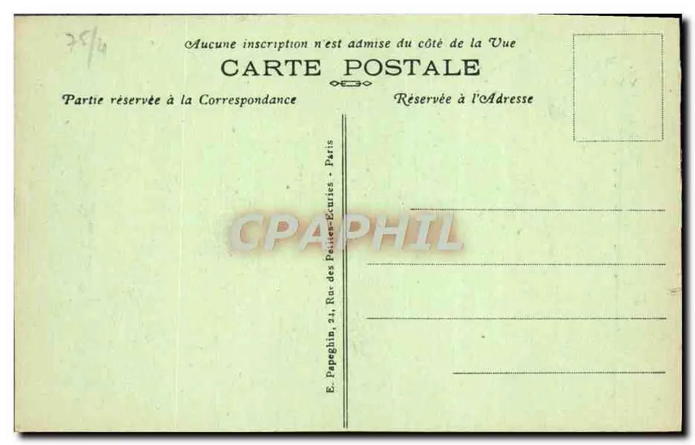 Paris — Notre-Dame — Chimère — A. P. - Verso