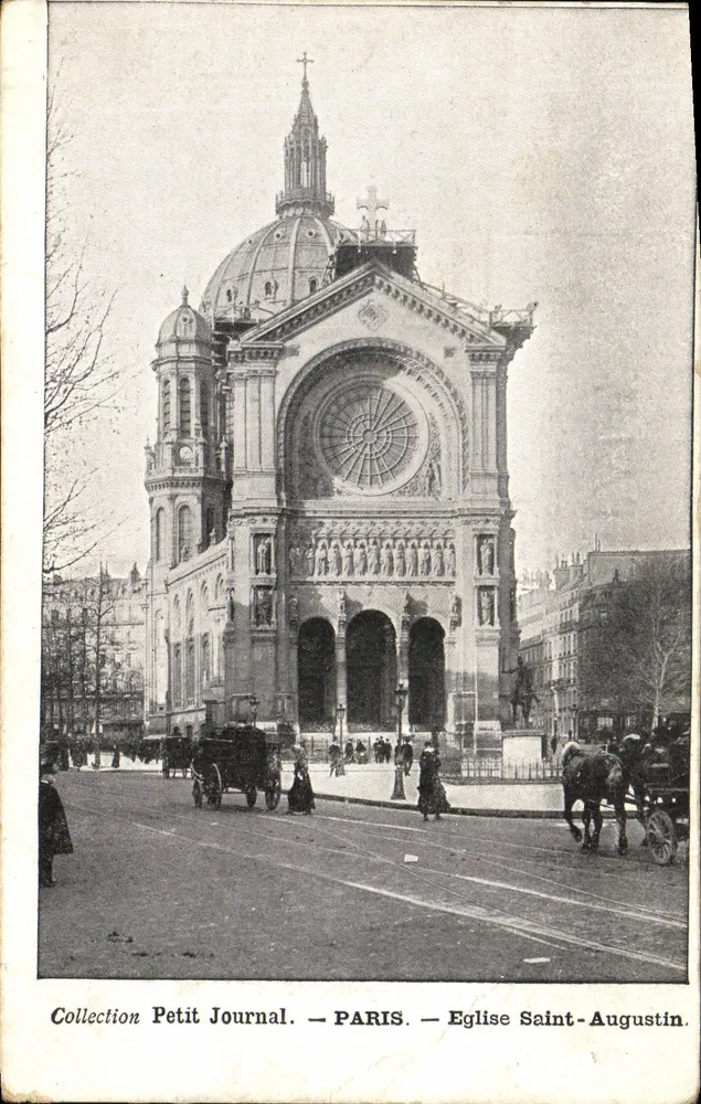 Paris — Igreja de São Agostinho — Coleção Petit Journal - Frente