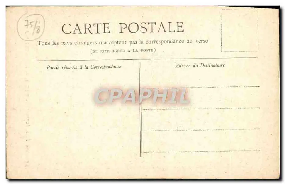 Paris — Igreja de São Agostinho — Coleção Petit Journal - Verso