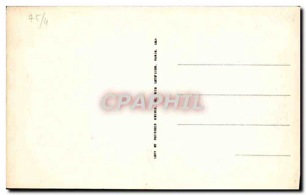 Paris — Catedral de Notre-Dame — Facha, os portais — ND. — N° 257 - Verso