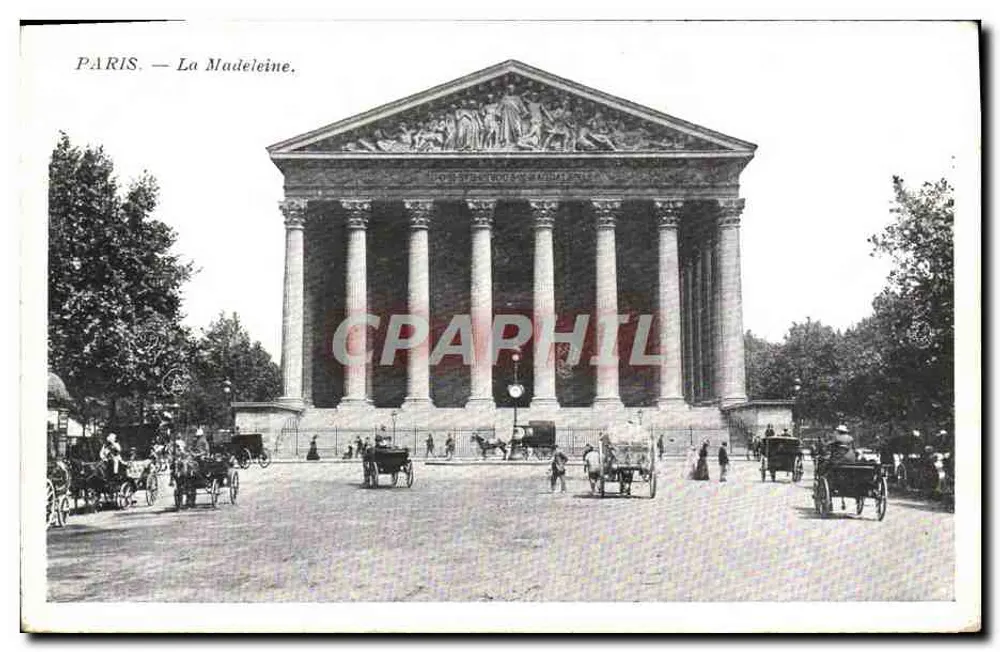 Paris — A Madeleine — Editor anônimo, n° 48 - Frente
