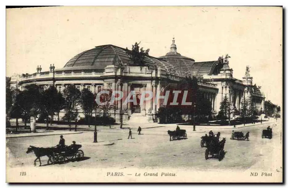 PARIS — Le Grand Palais — ND Phot, n° 125 - Frente
